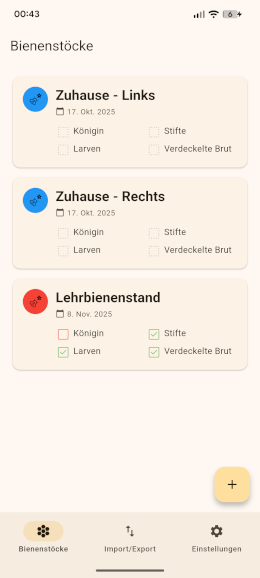 Stockerl App - Digitale Stockkartenverwaltung für Imker mit Völkerverwaltung und Honigbuch